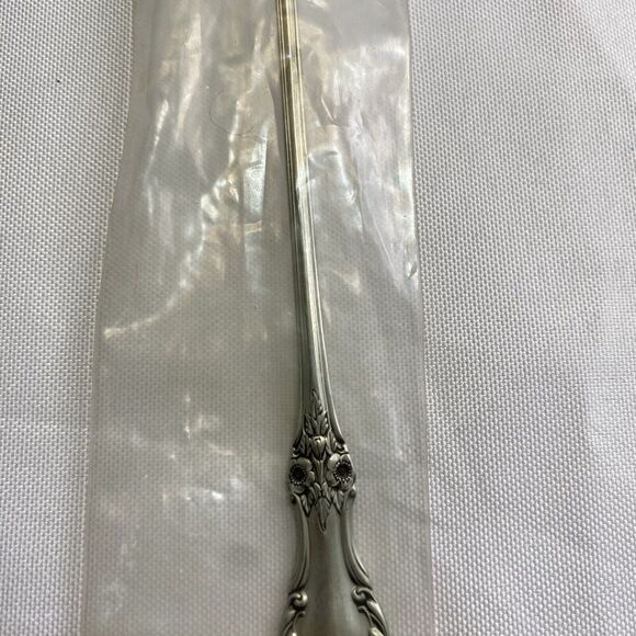 WILD ROSE International Sterling Silver Iced Tea Spoon 7” New - Picture 10 of 10